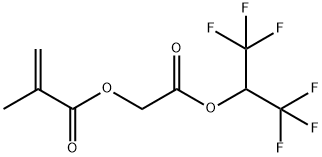 2-((1,1,1,3,3,3-hexafluoropropan-2-yl)oxy)-2-oxoethyl methacrylate,1176273-30-5,结构式