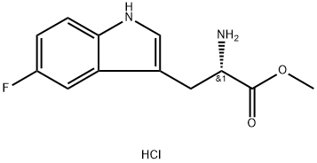 L-5-fluoroTryptophan methyl ester hydrochloride Structure