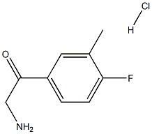 2-amino-1-(4-fluoro-3-methylphenyl)ethanone HCl, 1177342-31-2, 结构式
