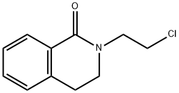 1(2H)-Isoquinolinone, 2-(2-chloroethyl)-3,4-dihydro- 化学構造式