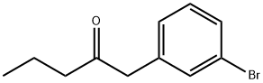 1-(3-BROMOPHENYL)PENTAN-2-ONE Structure