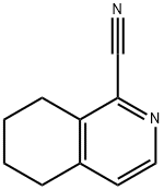 5,6,7,8-TETRAHYDROISOQUINOLINE-1-CARBONITRILE 化学構造式
