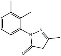 1-(2,3-dimethylphenyl)-3-methyl-1H-pyrazol-5(4H)-one Structure
