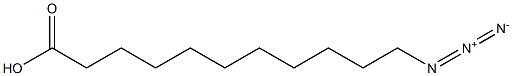 11-叠氮十一酸,11-AZIDO-UNDECANOIC ACID,118162-45-1,结构式
