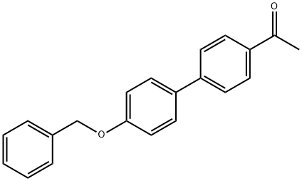 4-乙酰基-4'-(苄氧基)联苯 结构式