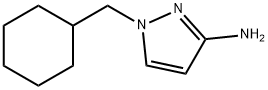 1-(cyclohexylmethyl)-1H-pyrazol-3-amine Struktur