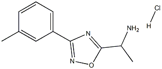 1185294-74-9 1-(3-(间甲苯基)-1,2,4-恶二唑-5-基)乙烷-1-胺盐酸盐
