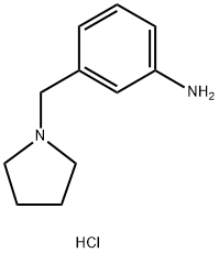 [3-(1-pyrrolidinylmethyl)phenyl]amine dihydrochloride Struktur