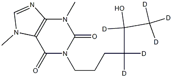 己酮可可碱杂质16,1185995-47-4,结构式