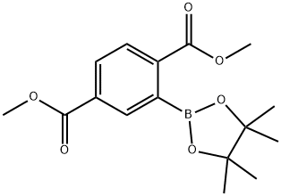 2.5-二羧基苯硼酸频哪醇酯 结构式