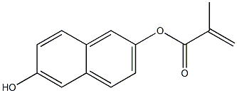 2-Propenoic acid,2-methyl-,6-hydroxy-2-naphthalenyl ester,1186579-32-7,结构式