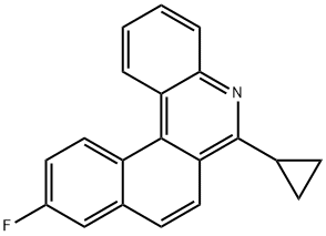 6-Cyclopropyl-10-fluorobenzo[k]phenanthridine Structure