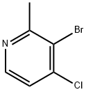 3-BROMO-4-CHLORO-2-METHYLPYRIDINE,1188023-70-2,结构式