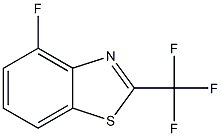 4-Fluoro-2-(trifluoromethyl)benzo[d]thiazole Structure