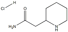 2-(2-piperidinyl)acetamide hydrochloride Structure