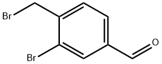 3-bromo-4-(bromomethyl)benzaldehyde, 1189765-90-9, 结构式