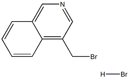 4-(BROMOMETHYL)ISOQUINOLINE HBR Structure
