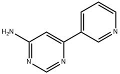 6-(PYRIDIN-3-YL)PYRIMIDIN-4-AMINE 化学構造式
