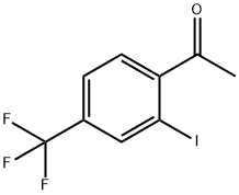 1-(2-碘代-4-(三氟甲基)苯基)乙烷-1-酮,1192931-76-2,结构式
