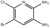 5-溴-6-氯吡啶-2,3-二胺 结构式