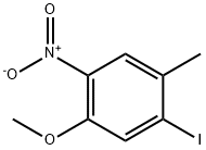 1-Iodo-5-methoxy-2-methyl-4-nitro-benzene 结构式