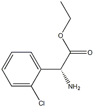 ETHYL(2R)-2-AMINO-2-(2-CHLOROPHENYL)ACETATE Struktur