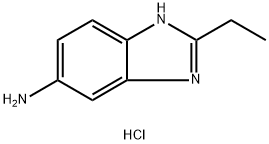2-乙基-1H-苯并[D]咪唑-6-胺二盐酸盐, 1197228-71-9, 结构式