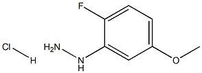 2-Fluoro-5-methoxyphenylhydrazine HCl,1198283-29-2,结构式