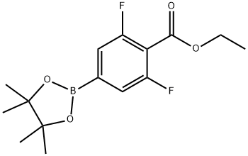 1198615-67-6 ETHYL 2,6-DIFLUORO-4-(4,4,5,5-TETRAMETHYL-1,3,2-DIOXABOROLAN-2-YL)BENZOATE