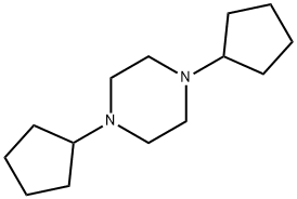 1,4-dicyclopentylpiperazine Struktur
