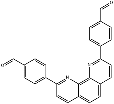 2,9-双[P-(甲酰)苯基]-1,10-菲罗啉, 120085-99-6, 结构式