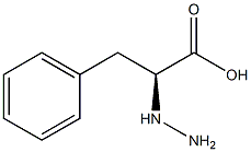 Benzenepropanoic acid, a-hydrazino-, (S)- Structure