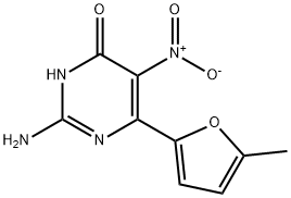 2-AMINO-6-(5-METHYLFURAN-2-YL)-5-NITROPYRIMIDIN-4-OL,1202402-41-2,结构式