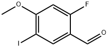 2-Fluoro-5-iodo-4-methoxy-benzaldehyde Structure
