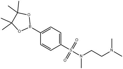 N-(2-DIMETHYLAMINO-ETHYL)-N-METHYL-4-(4,4,5,5-TETRAMETHYL-[1,3,2]DIOXABOROLAN-2-YL)-BENZENESULFONAMIDE,1204176-62-4,结构式
