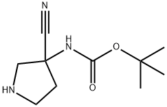 tert-Butyl N-(3-cyanopyrrolidin-3-yl)carbamate|(3-氰基吡咯烷-3-基)氨基甲酸叔丁酯