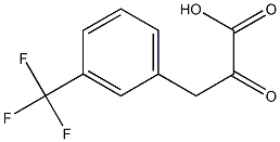 3-Trifluoromethyl-a-oxo-benzenepropanoic acid Structure
