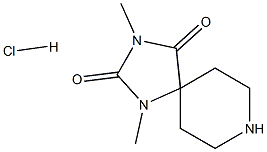 1,3-二甲基-1,3,8-三氮杂螺[4.5]癸烷-2,4-二酮盐酸盐, 1206970-39-9, 结构式