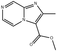 Methyl 2-methylimidazo[1,2-a]pyrazine-3-carboxylate 化学構造式