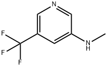 N-Methyl-5-(trifluoromethyl)pyridin-3-amine Struktur