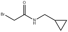 2-溴-N-(环丙基甲基)醋胺石 结构式