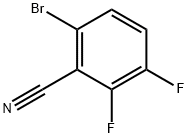6-bromo-2,3-difluorobenzonitrile Struktur