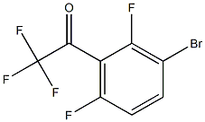 1-(3-bromo-2,6-difluorophenyl)-2,2,2-trifluoroethanone 结构式