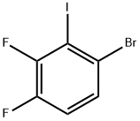 1-bromo-3,4-difluoro-2-iodobenzene Struktur