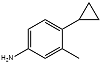 4-CYCLOPROPYL-3-METHYLANILINE Structure