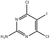 4,6-Dichloro-5-iodopyrimidin-2-amine Struktur