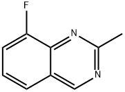 8-Fluoro-2-methylquinazoline 结构式