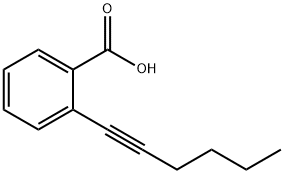 2-(1-己炔基)苯甲酸,120870-47-5,结构式