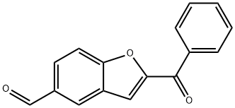 2-Benzoylbenzofuran-5-carbaldehyde Structure