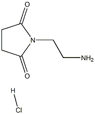 1-(2-氨基乙基)吡咯烷-2,5-二酮盐酸, 1211465-79-0, 结构式